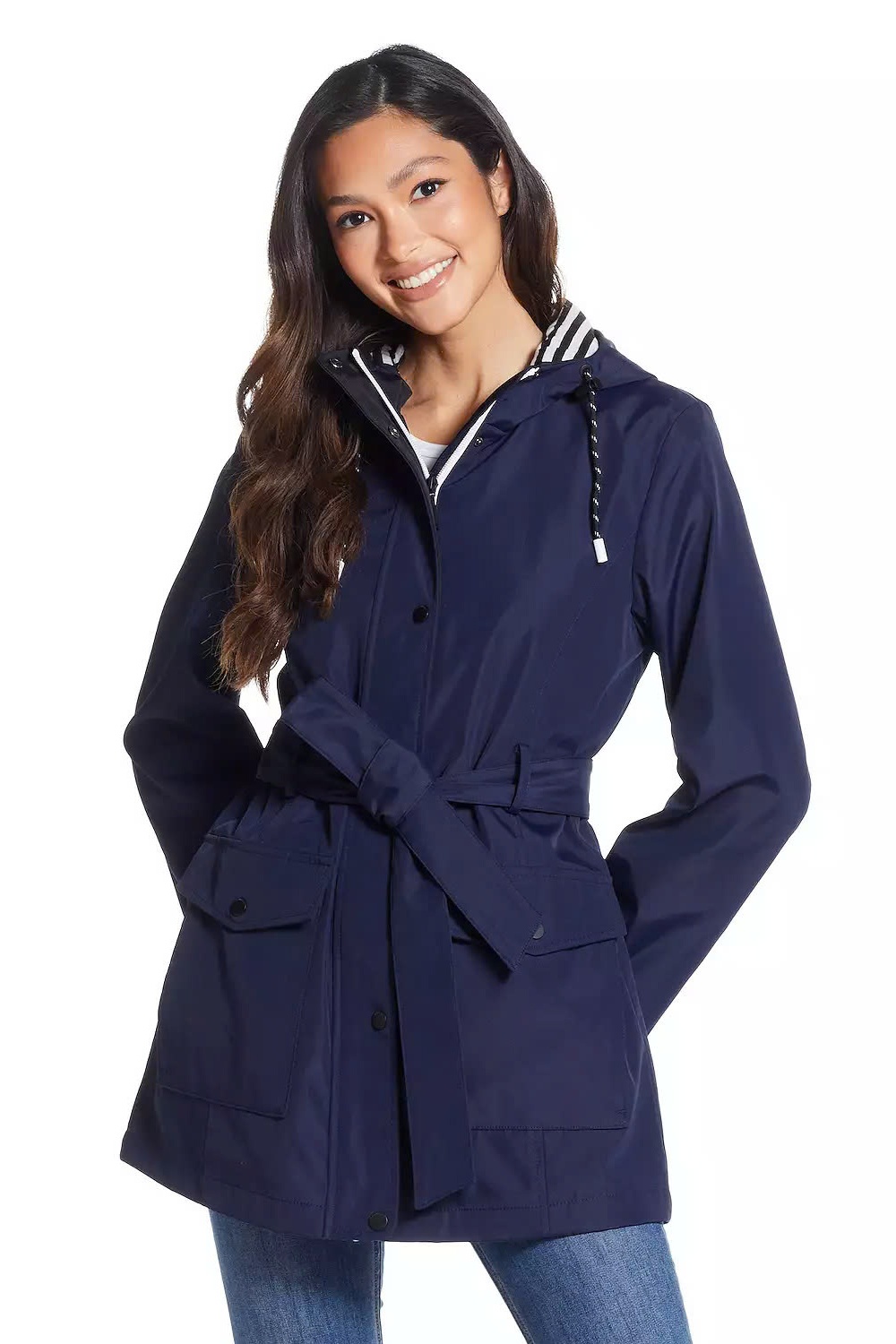 Áo khoác Weatherproof có nón, cột dây
