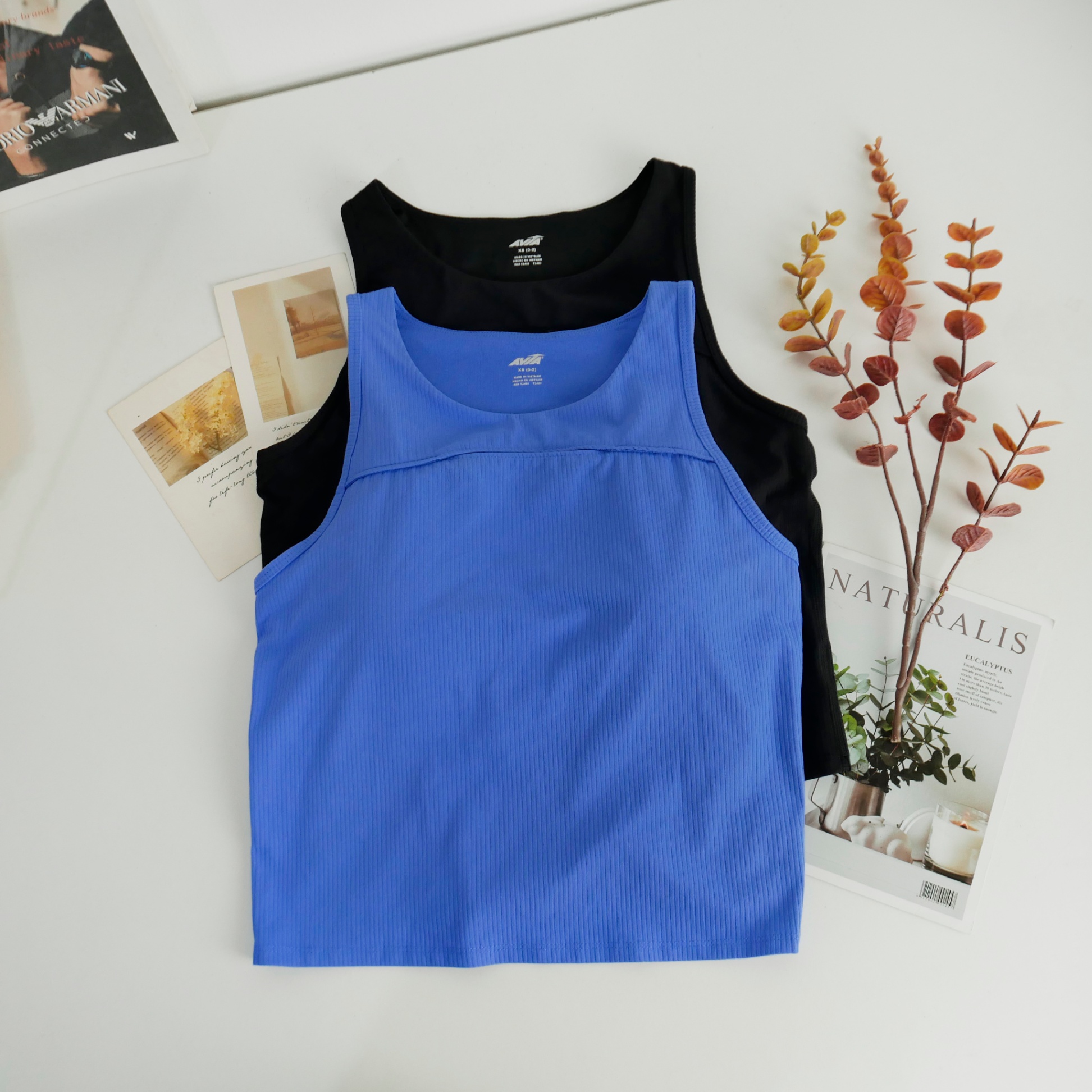 Áo tập AVI4 thun gân