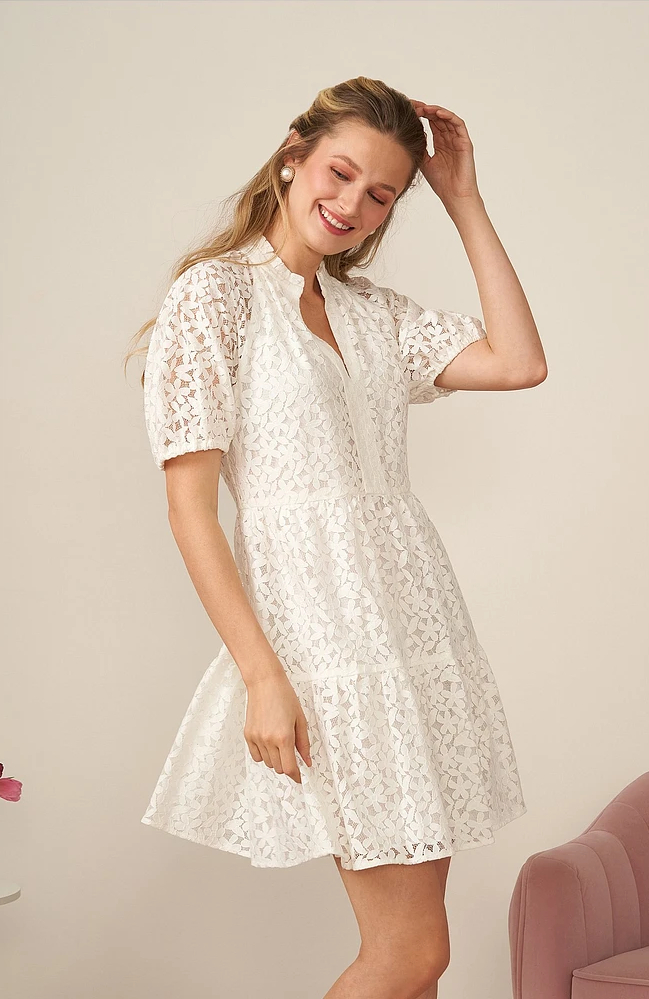 Đầm ren CECE dáng baby doll