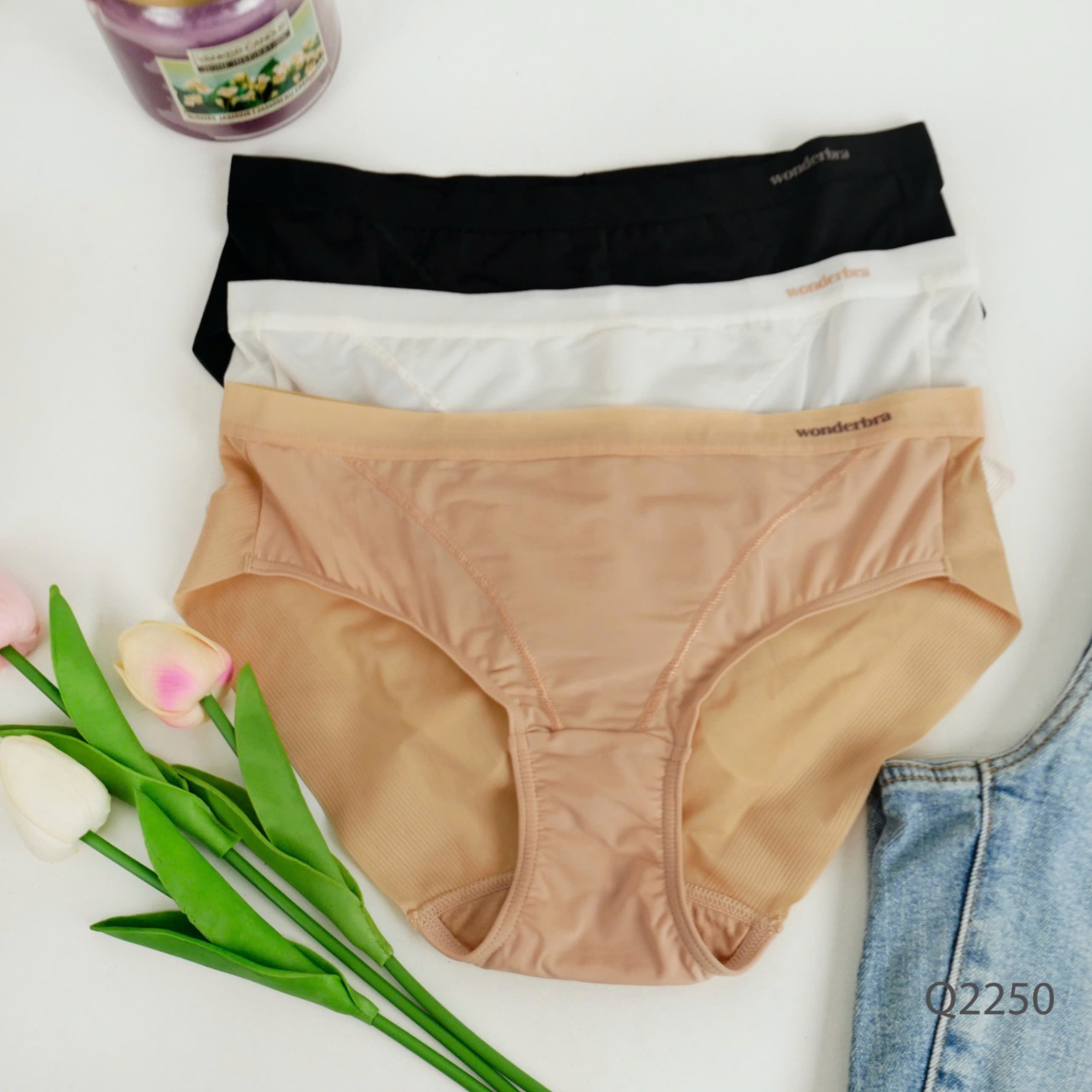 Quần lót WONDER.bra viền chỉ nổi