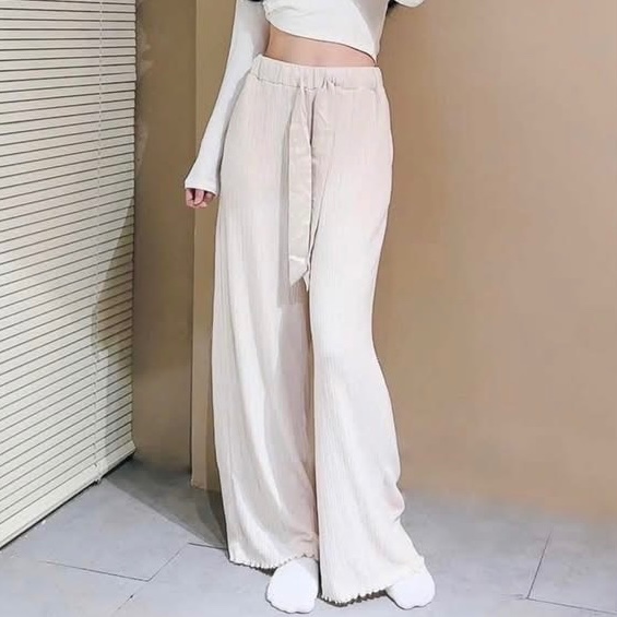 Quần dài Gu lai cuốn biên