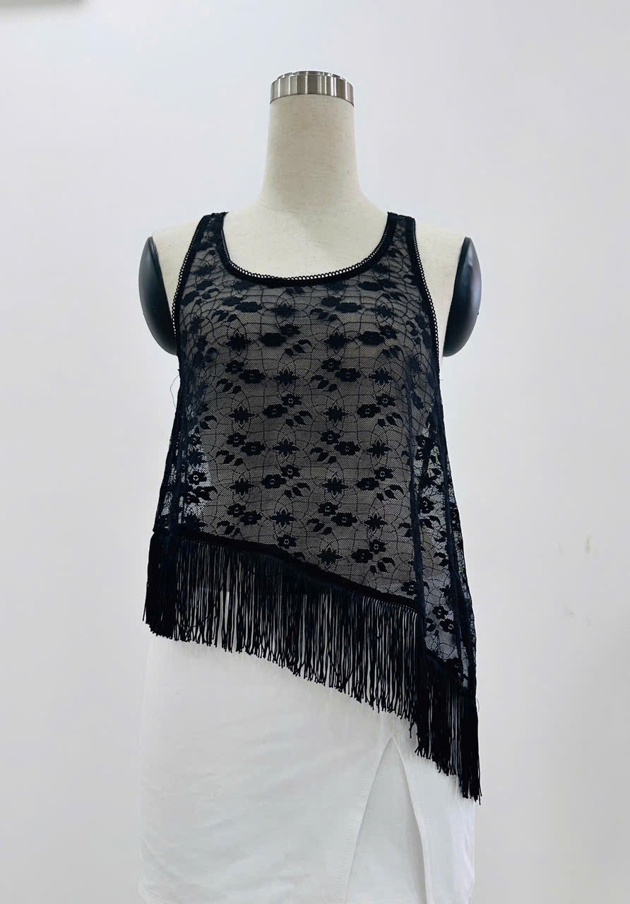 Áo ren vạt xéo F21