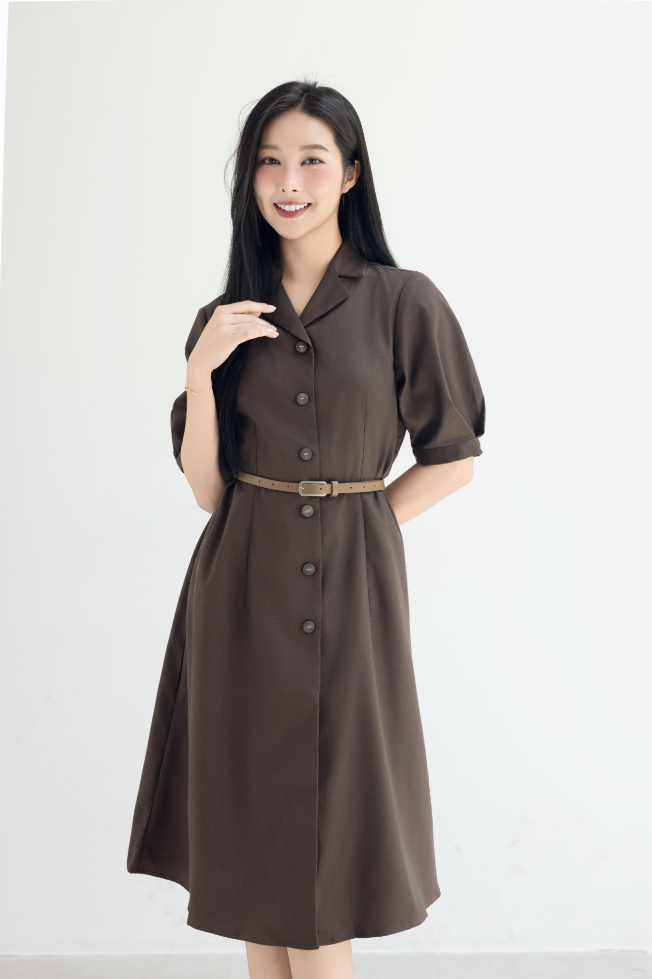 Đầm sơ mi QUUN1BY