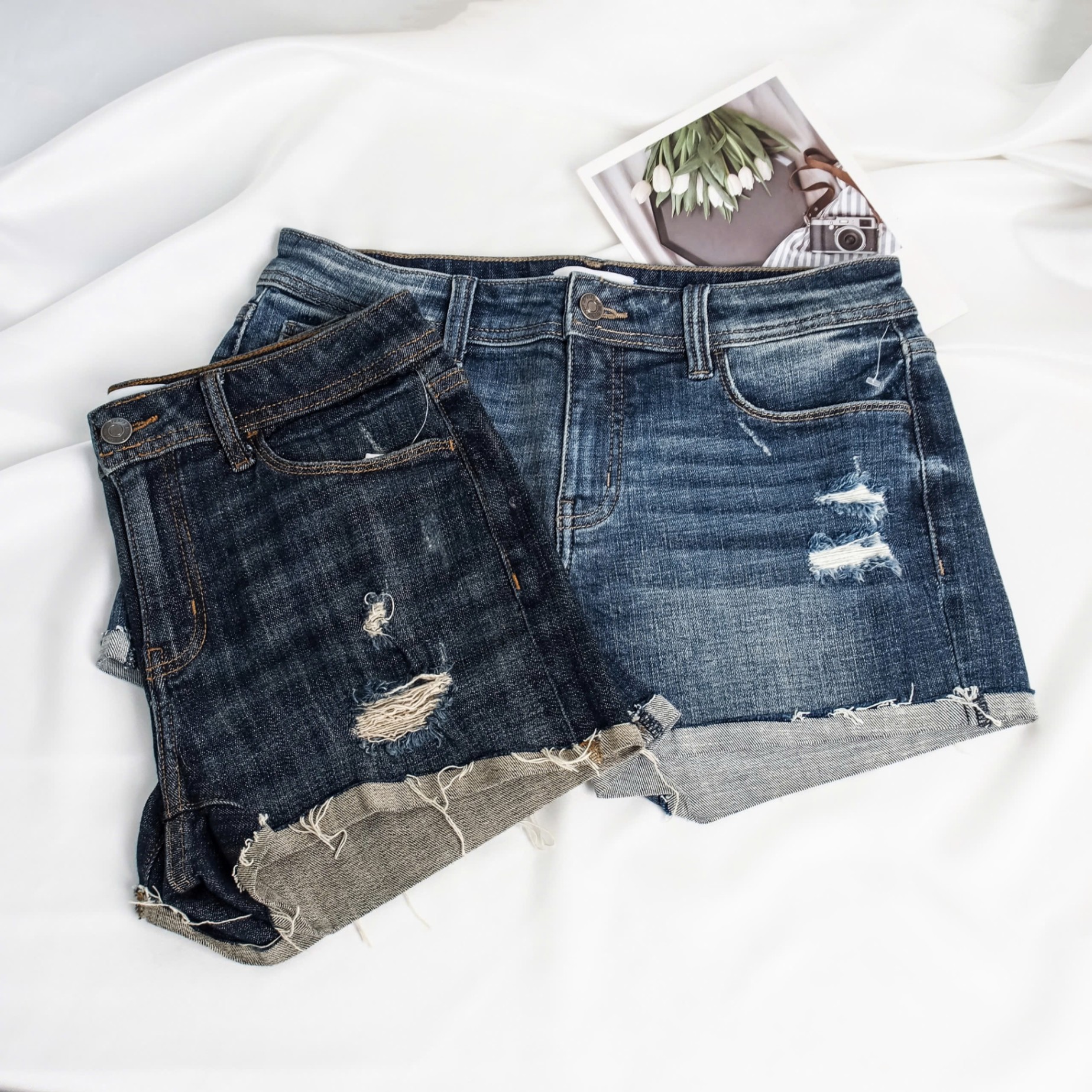 Quần short jean STUDIO không lai (SJ04)