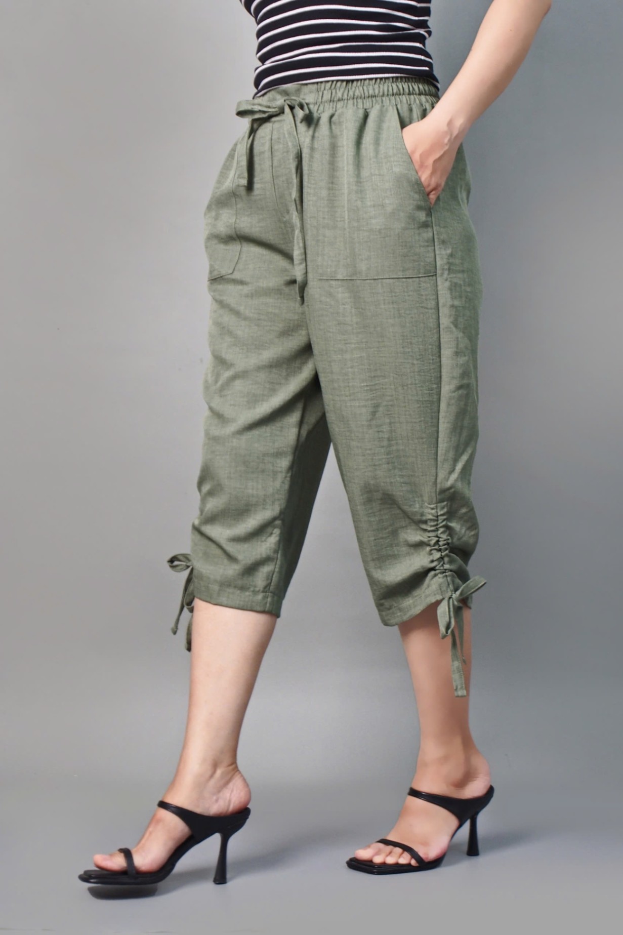 Quần lửng 3RD ống rút dây