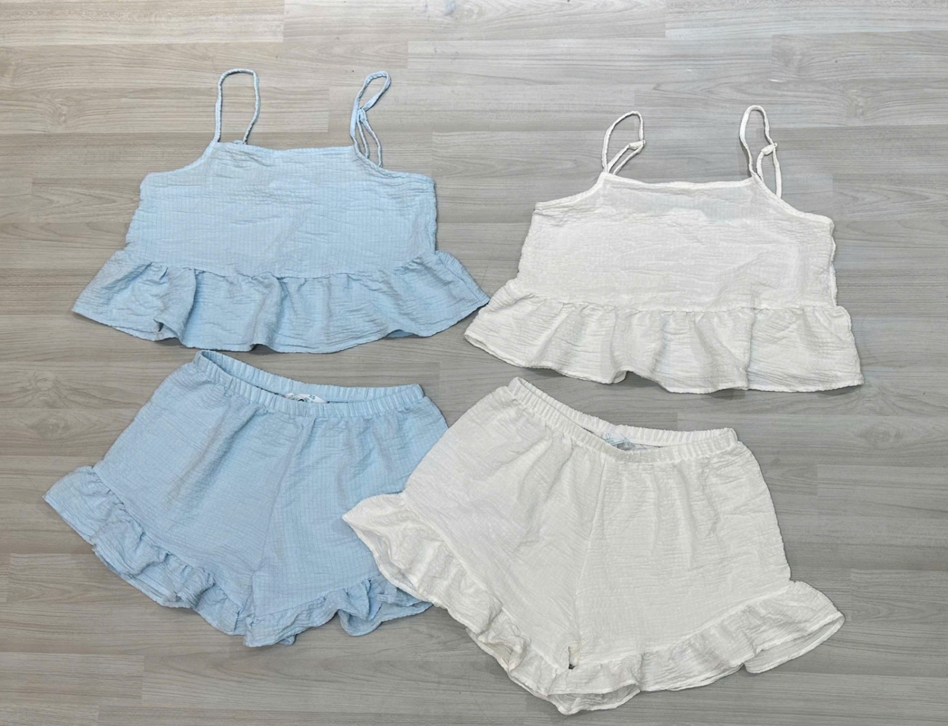 Set bộ mặc nhà PRIM4RK 2 dây viền bèo