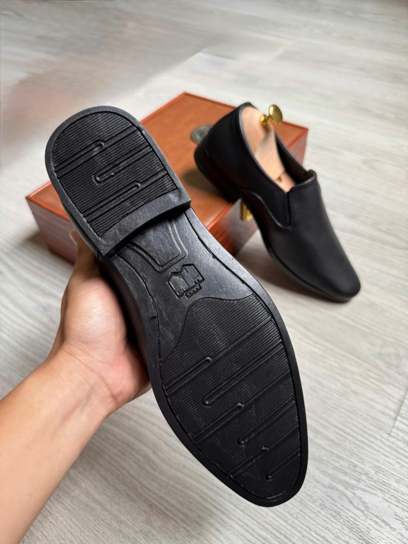 Giày tây nam phối da mềm, đế đã khâu, size từ 39 đến 43 thời thượng