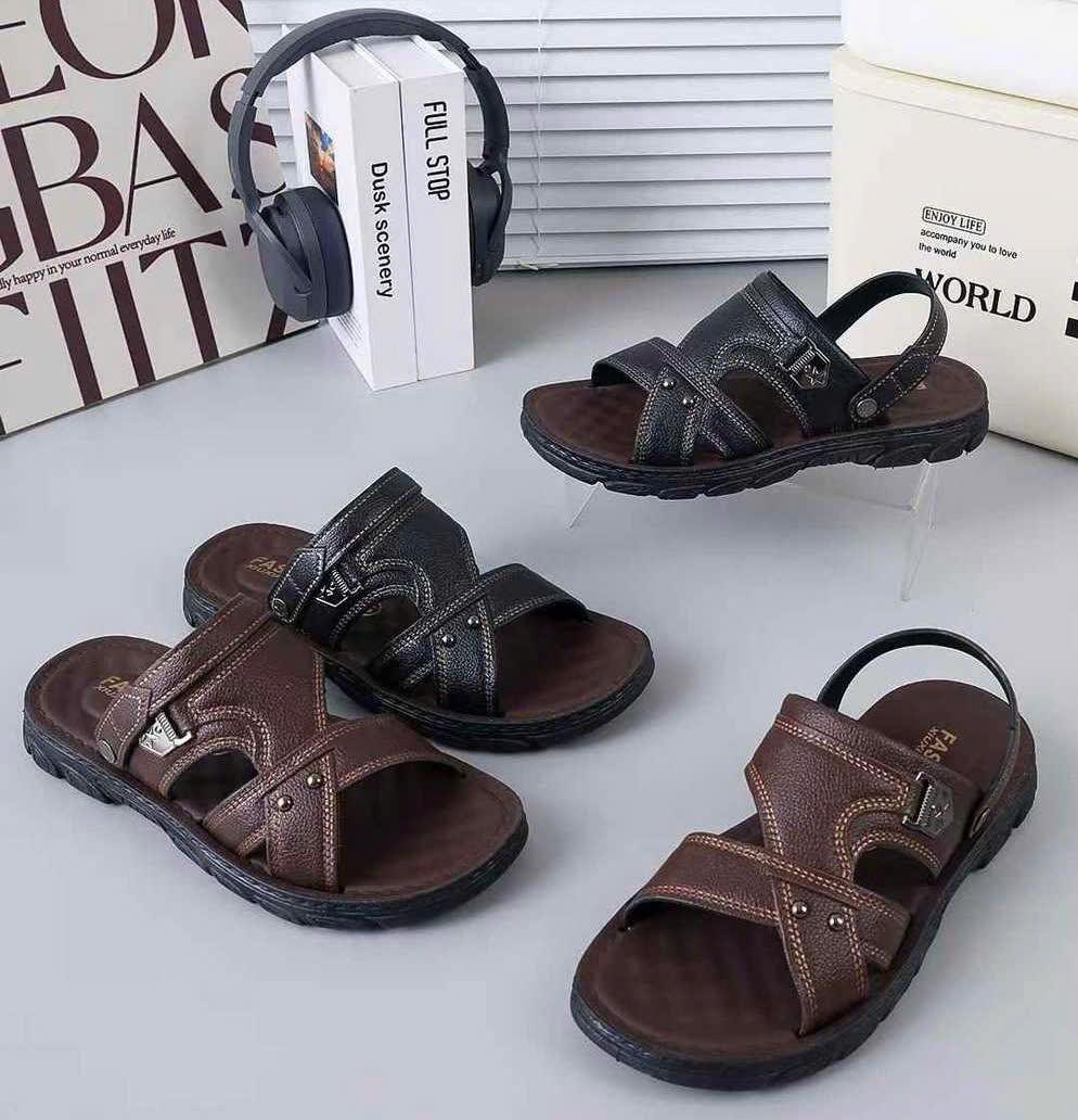 [Cao su] Dép sandal 2 trong 1 chất liệu cao su chống thấm nước, dép cao su nam