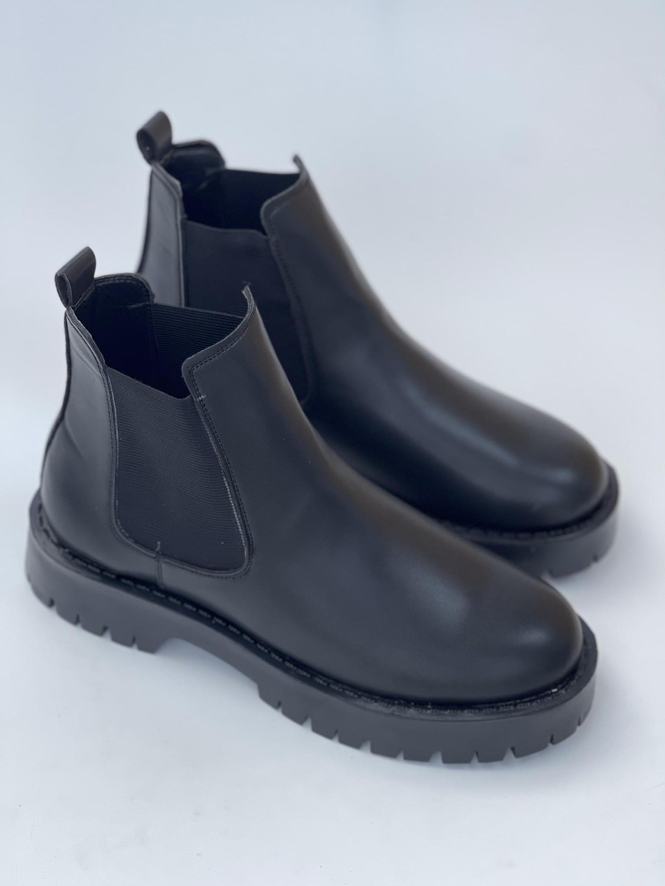 Giày chealsea boots basic đế tăng chiều cao, giày bốt nam đế cao - DC01 CAO LS