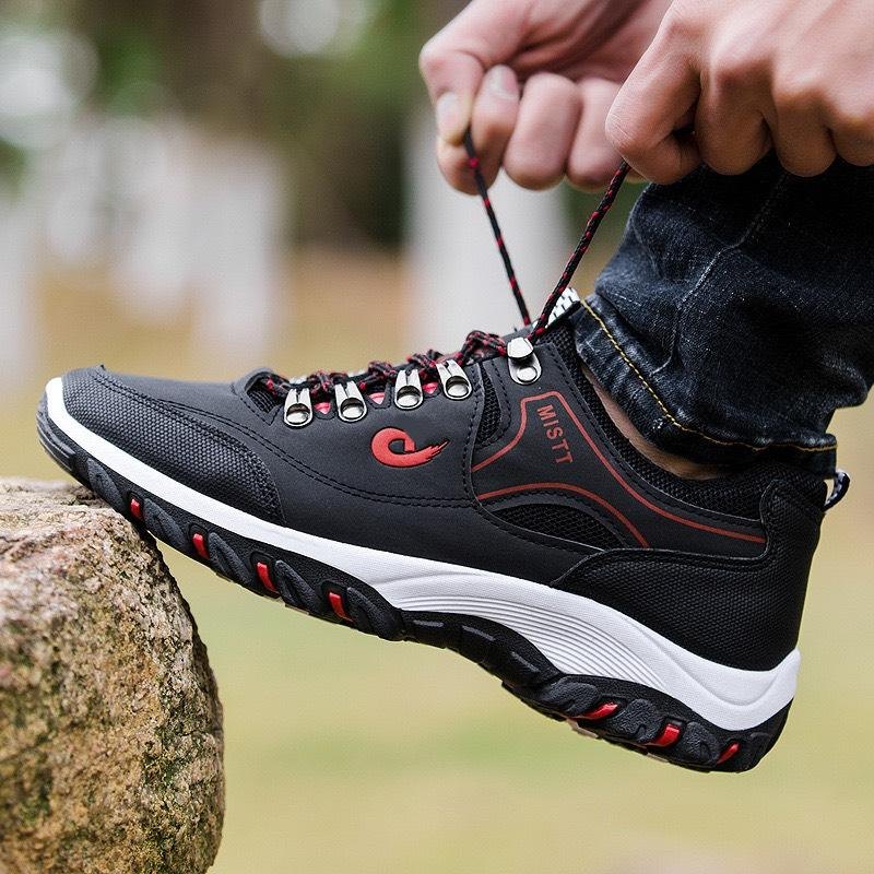 Giày thể thao sneaker đế cao su mistt thời trang, giày phượt nam