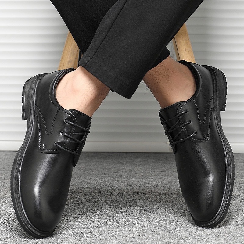 Giày đốc da mềm, đế cao su tăng chiều cao, giày tây oxfords nam thời trang tiệc - Đốc 3