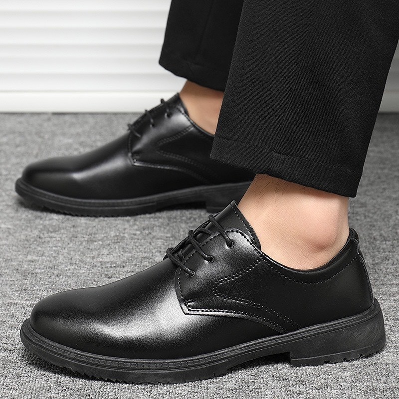 Giày đốc da mềm, đế cao su tăng chiều cao, giày tây oxfords nam thời trang tiệc - Đốc 3