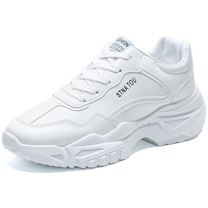 Giày thể thao màu trắng tăng 6cm, giày sneaker tăng chiều cao 977