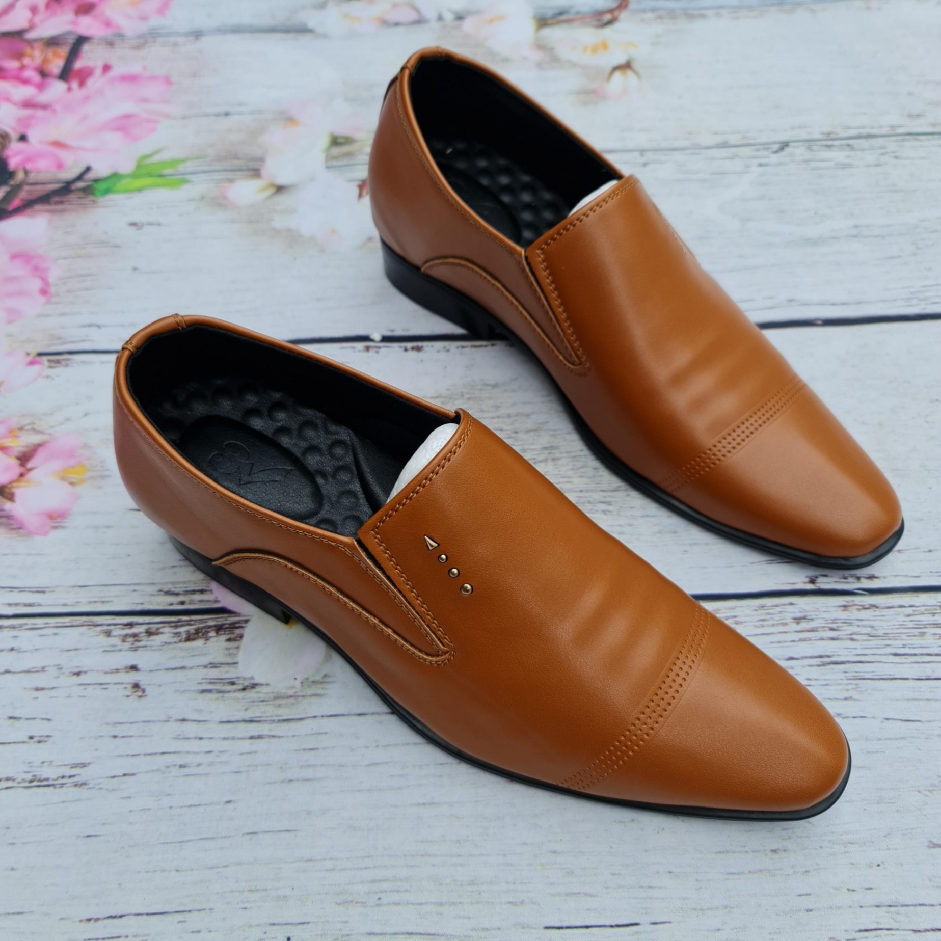 Giày tây nam tăng chiều cao 6cm da mềm, đế mềm khâu size từ 39 đến 43 thời thượng