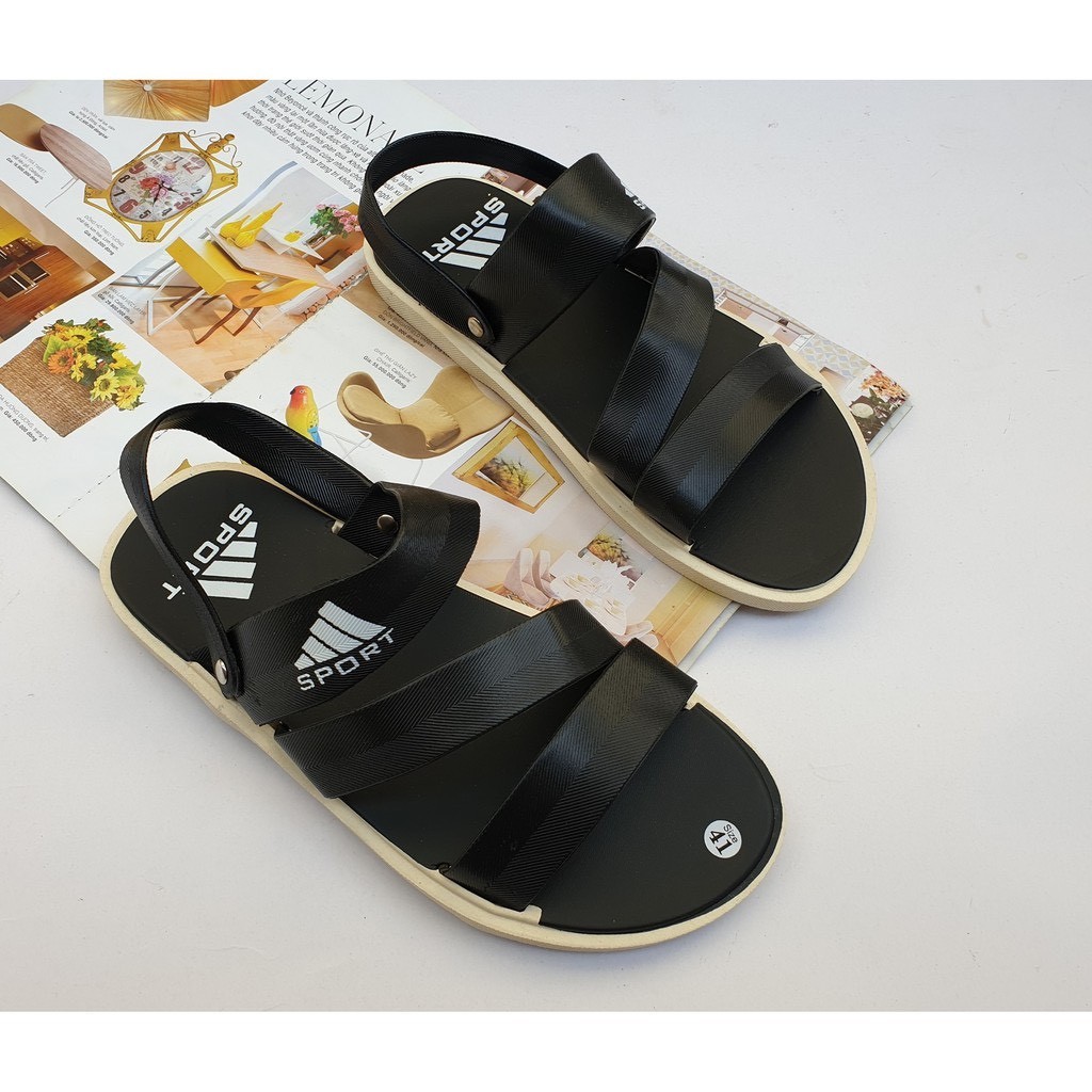 Sandal-dép quai cao su, đế nhựa dẻo, mang êm không thấm nước, sandal học sinh
