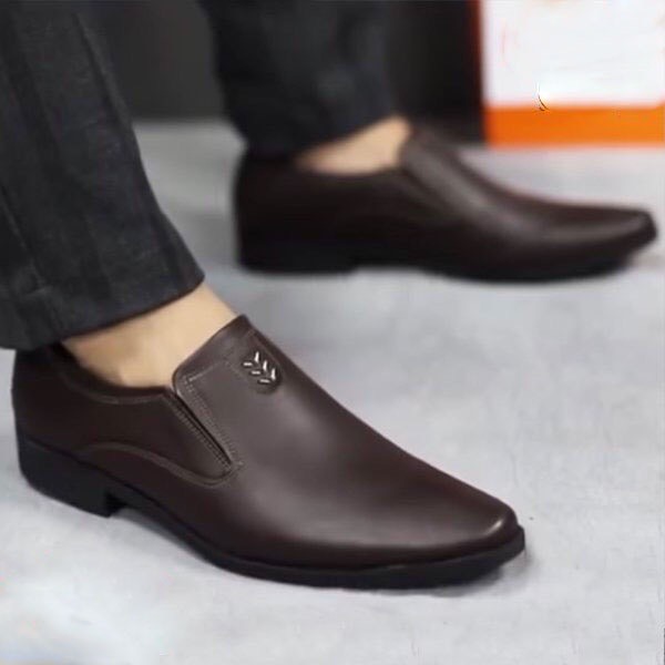 Giày tây tăng chiều cao nam da mềm, đế 6cm đã khâu, size từ 39 đến 43 thời thượng