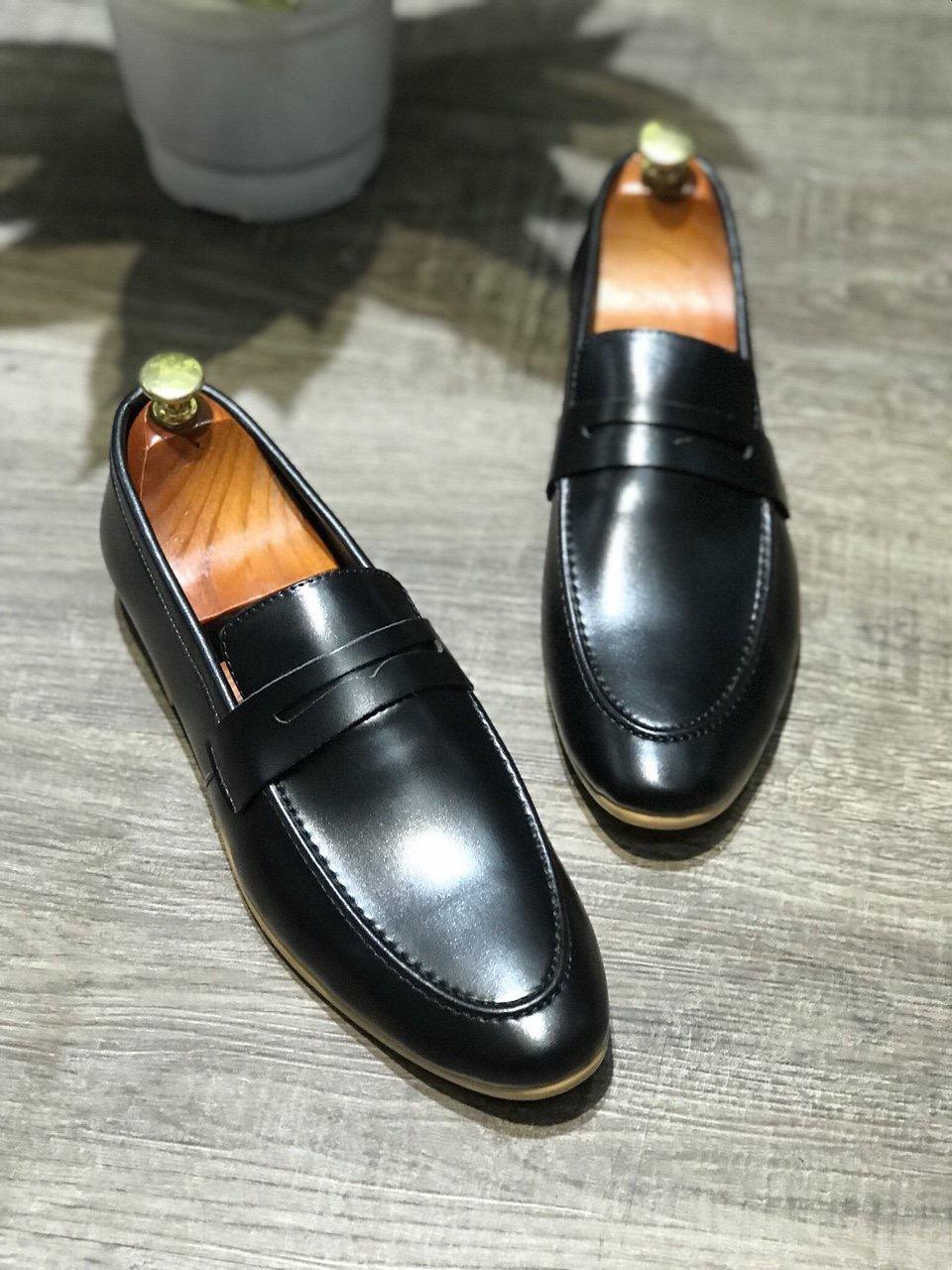 Giày tây nam da mềm phối đế vàng, đế khâu size từ 38 đến 43