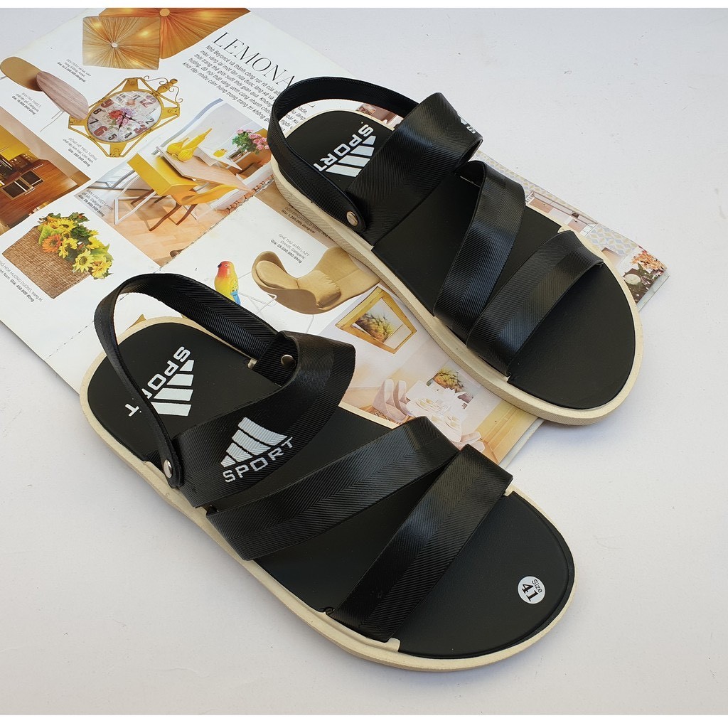 Sandal-dép quai cao su, đế nhựa dẻo, mang êm không thấm nước, sandal học sinh
