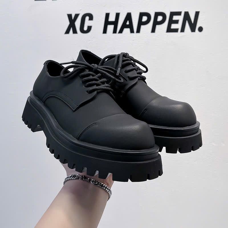 [CAO 5CM] Giày đốc derby đế combat cao 5cm, giày oxfords đế cao size từ 39 đến 43