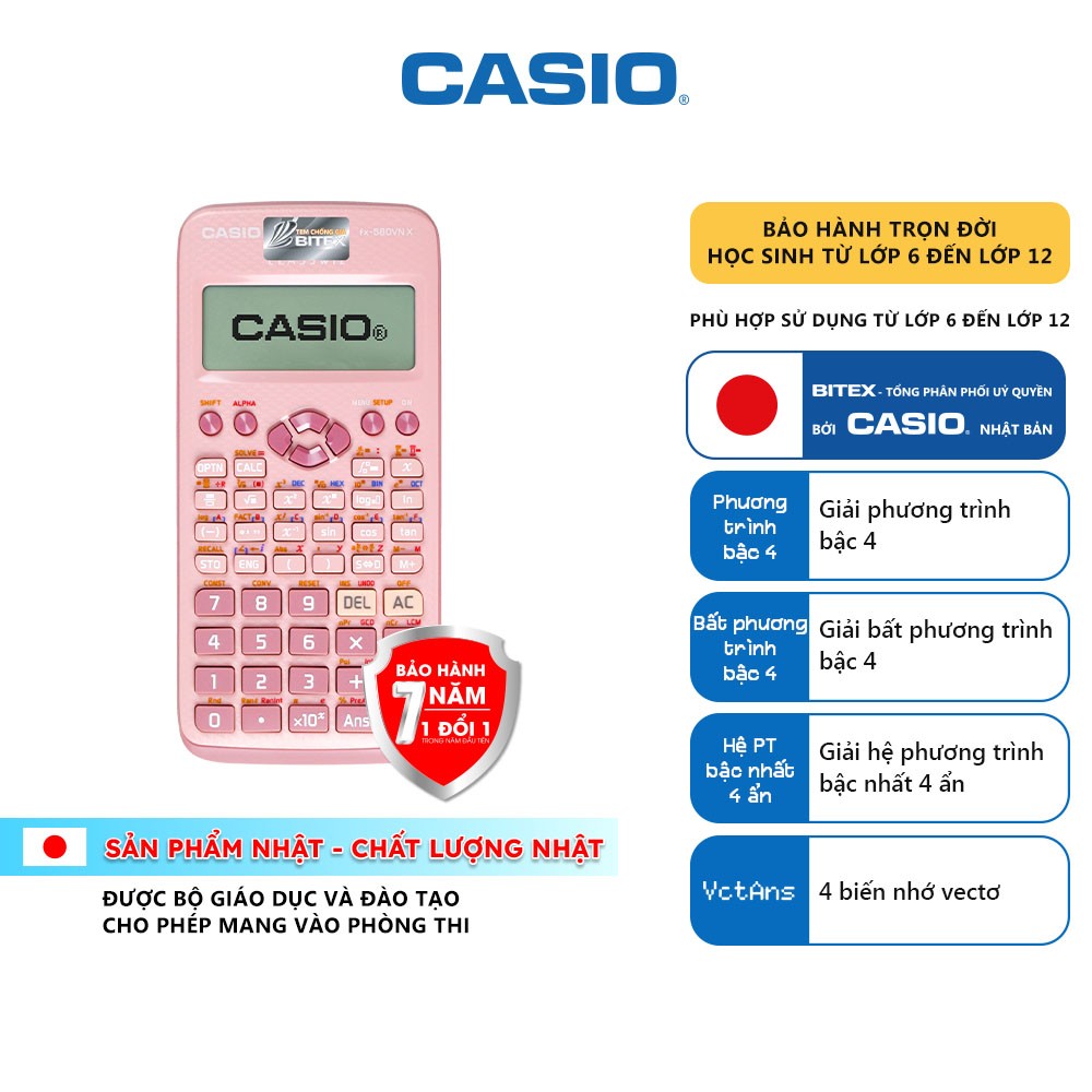 Máy tính Casio fx-580VN X
