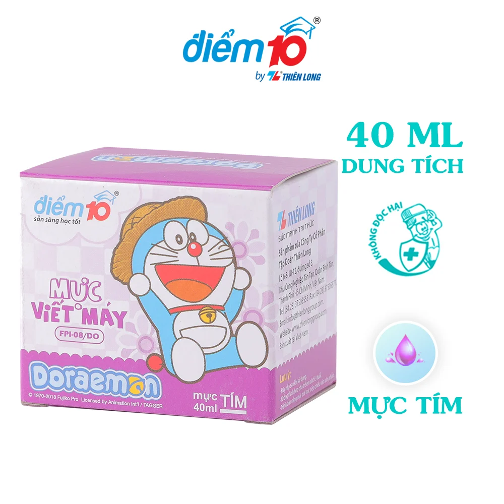 Mực bút máy Điểm 10 Doraemon FPI-08/DO
