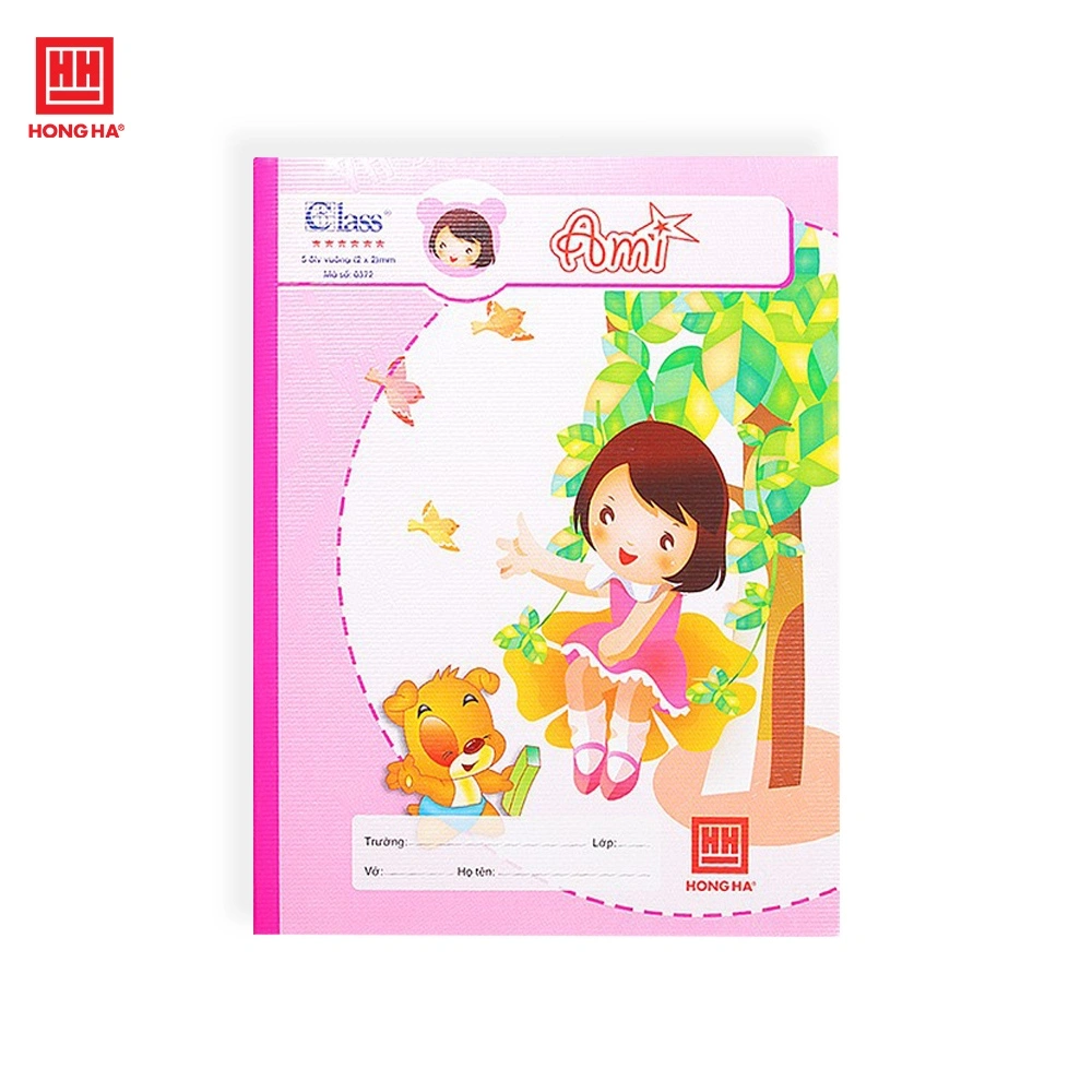 Tập học sinh 96 trang Hồng hà Định lượng 100 g/m2 5 ôly