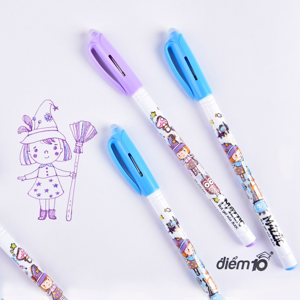 Bút Gel Điểm 10 xóa được TP-GELE01- Xanh dương