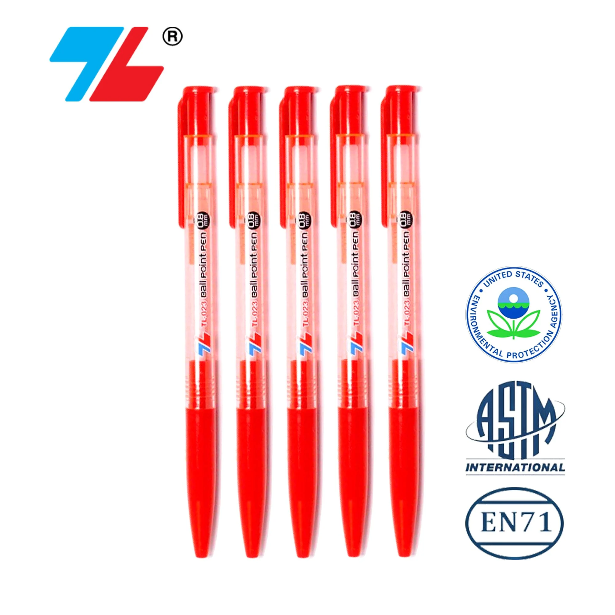 Bút bi Thiên Long TL-023- Đen, Đỏ, Xanh