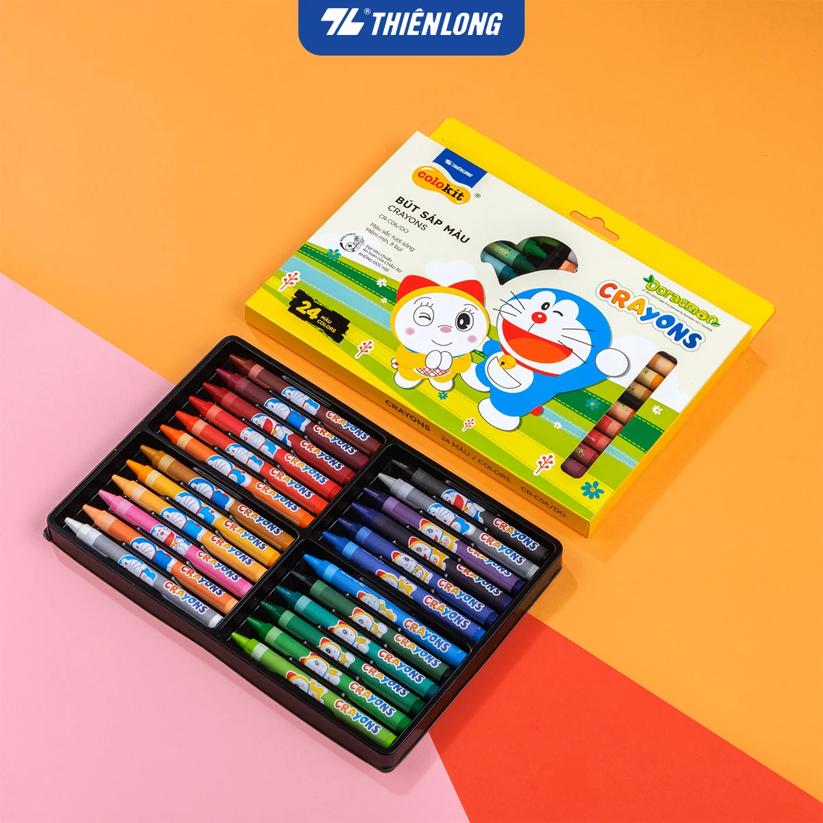 Bút sáp màu COLOKIT 16 màu Thiên Long