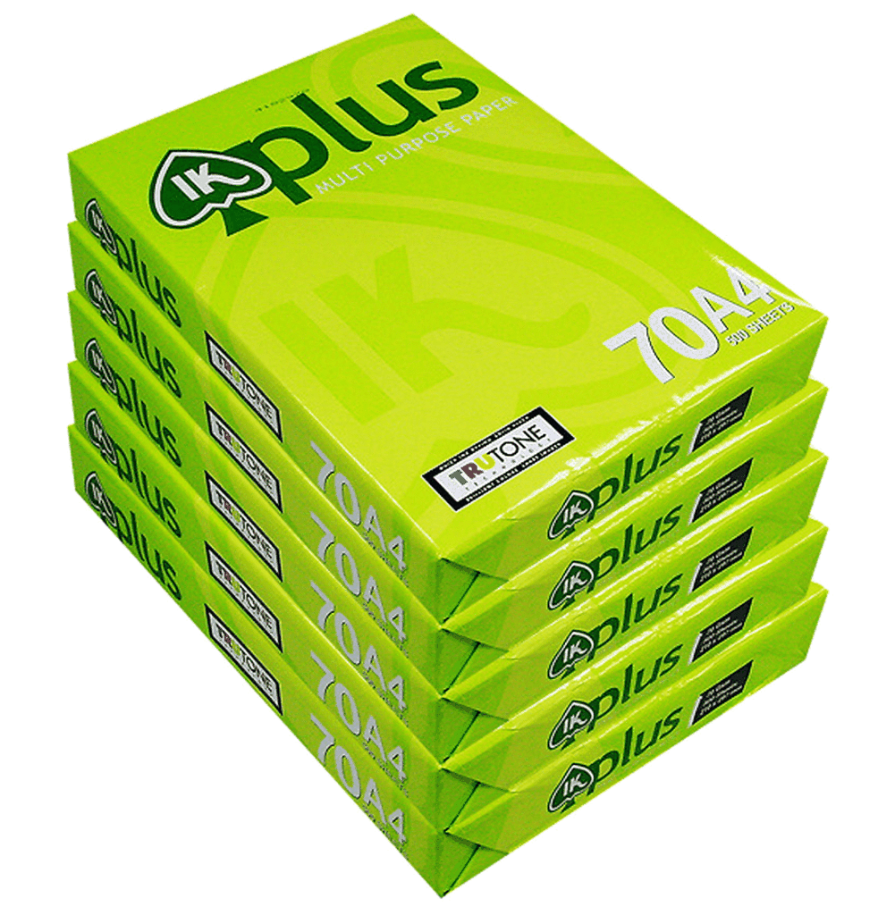 Giấy A4 IK Plus định lượng 70 gsm - 500 tờ