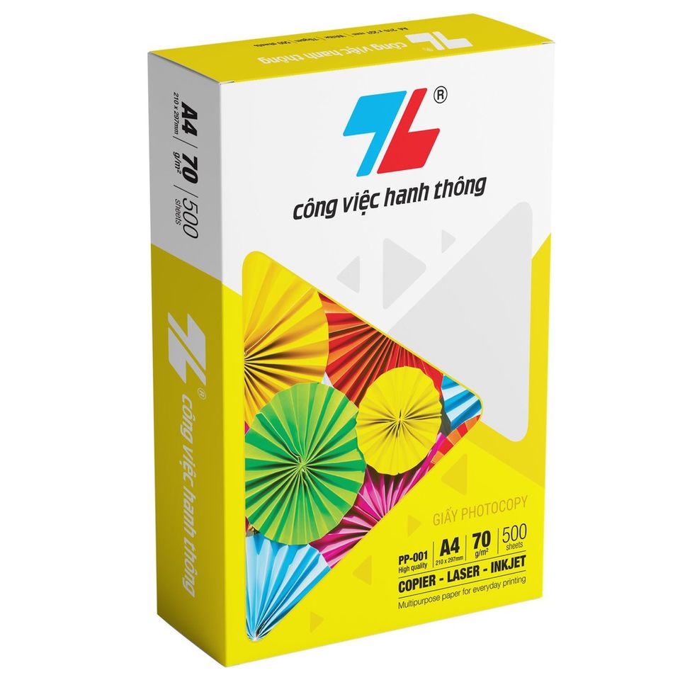 Giấy A4 Thiên Long định lượng 70 gsm - 500 tờ