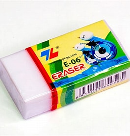 Gôm tẩy Thiên Long E-06 - Trắng