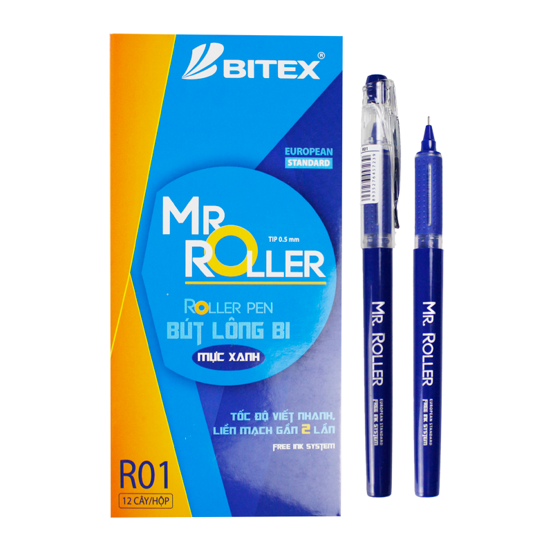 Hộp 12 bút lông bi Bitex 0.05mm R01