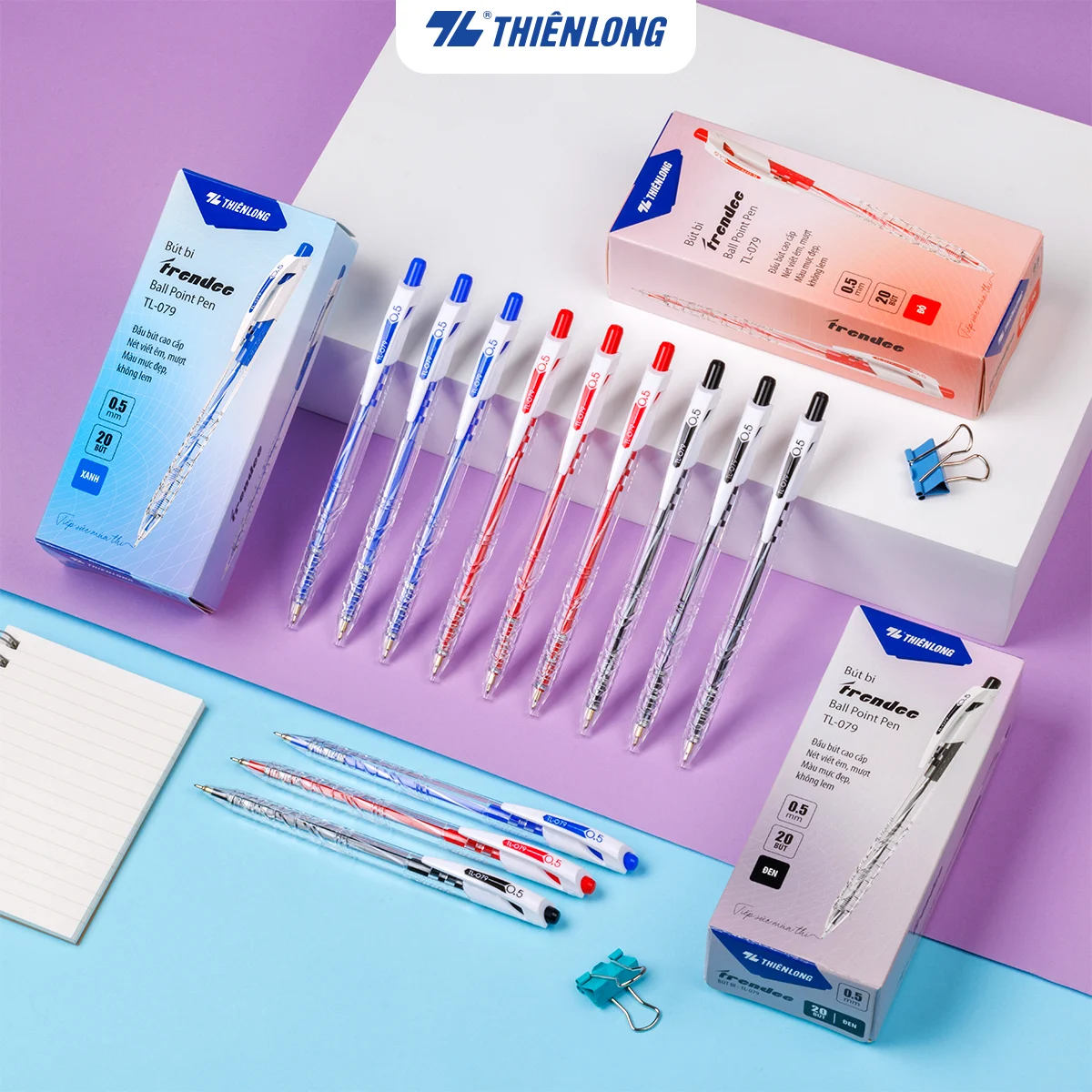 Hộp 20 cây bút bi Thiên Long TL-079