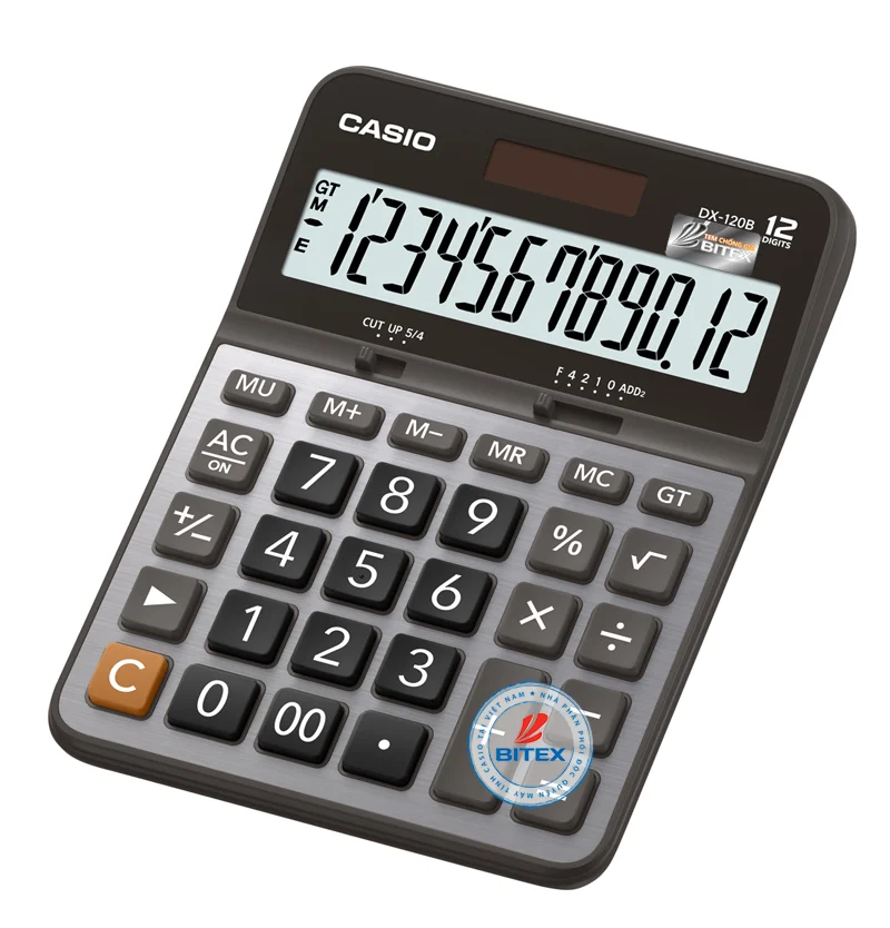Máy Tính Văn Phòng Casio DX-120B-W-DC