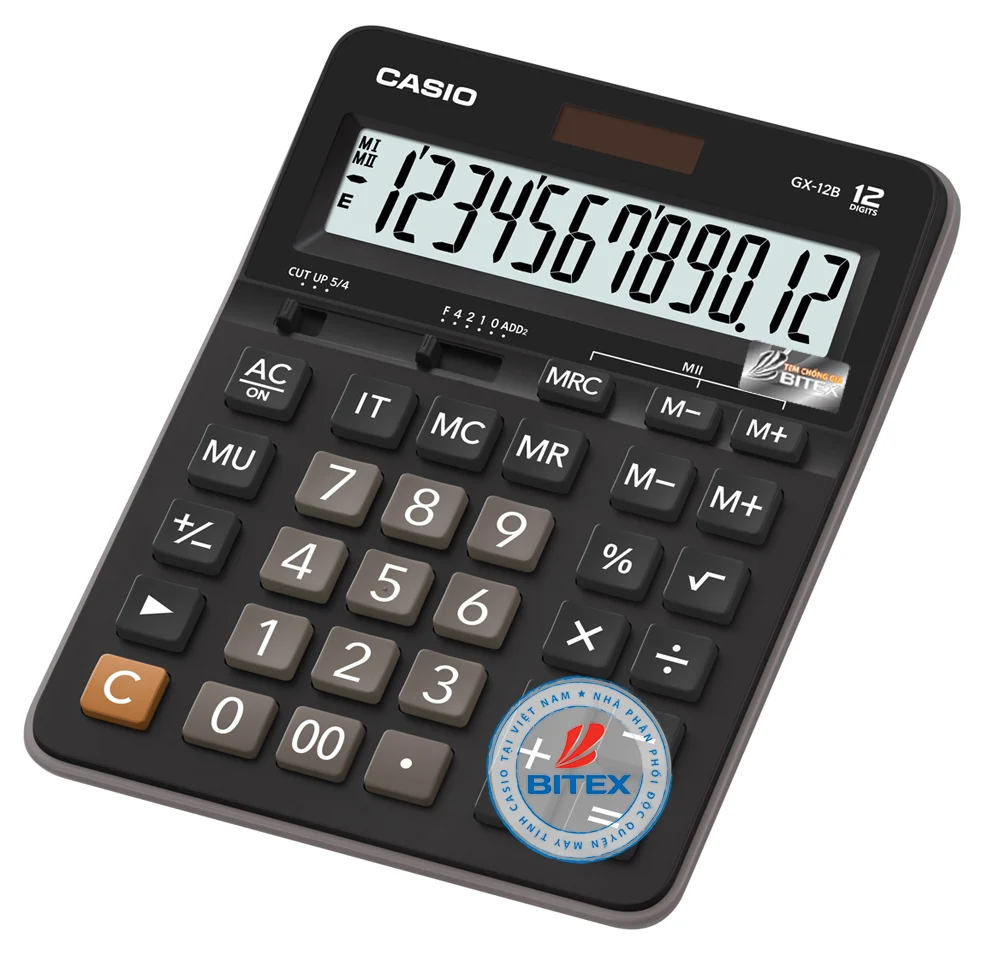 Máy Tính Văn Phòng Casio GX-12B-KB