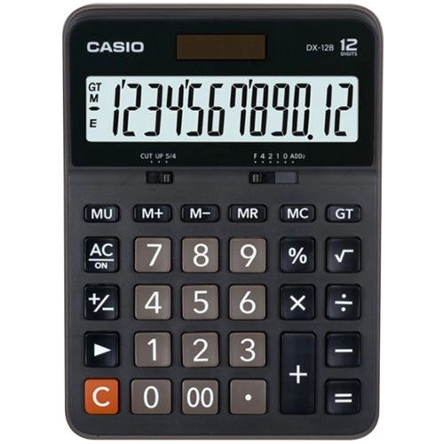 Máy tính văn phòng Casio DX-12B-BK