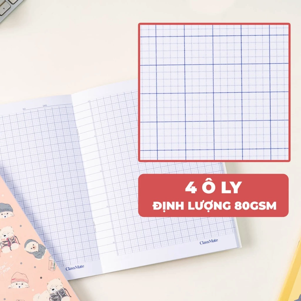 Tập học sinh ClassMate 96tr 80gsm 4 ôly - Mẫu ngẫu nhiên