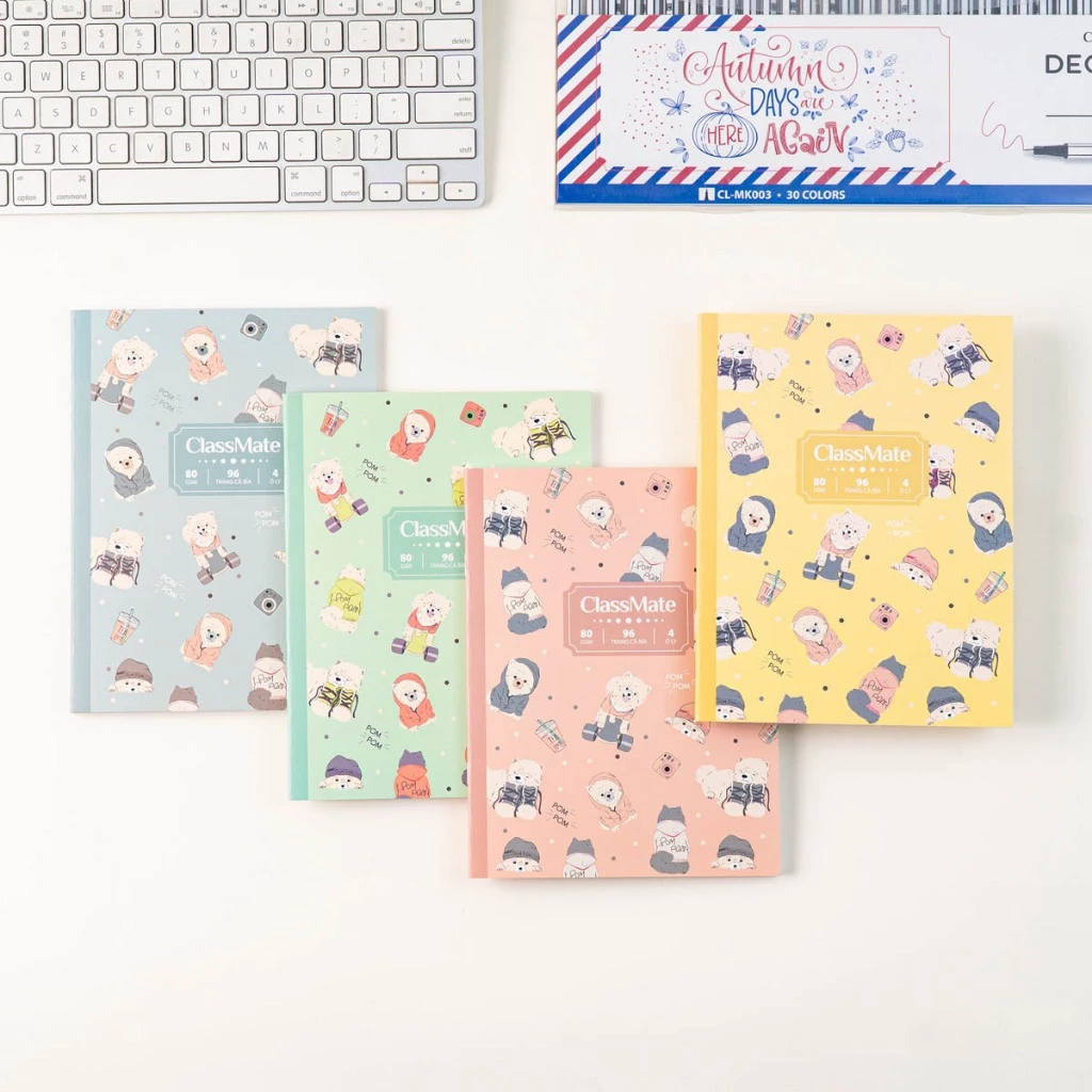 Tập học sinh ClassMate 96tr 80gsm 4 ôly - Mẫu ngẫu nhiên