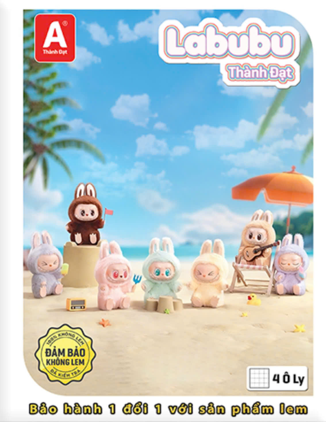 Tập học sinh Labubu 96tr 100gsm 4 ôly - ngẫu nhiên