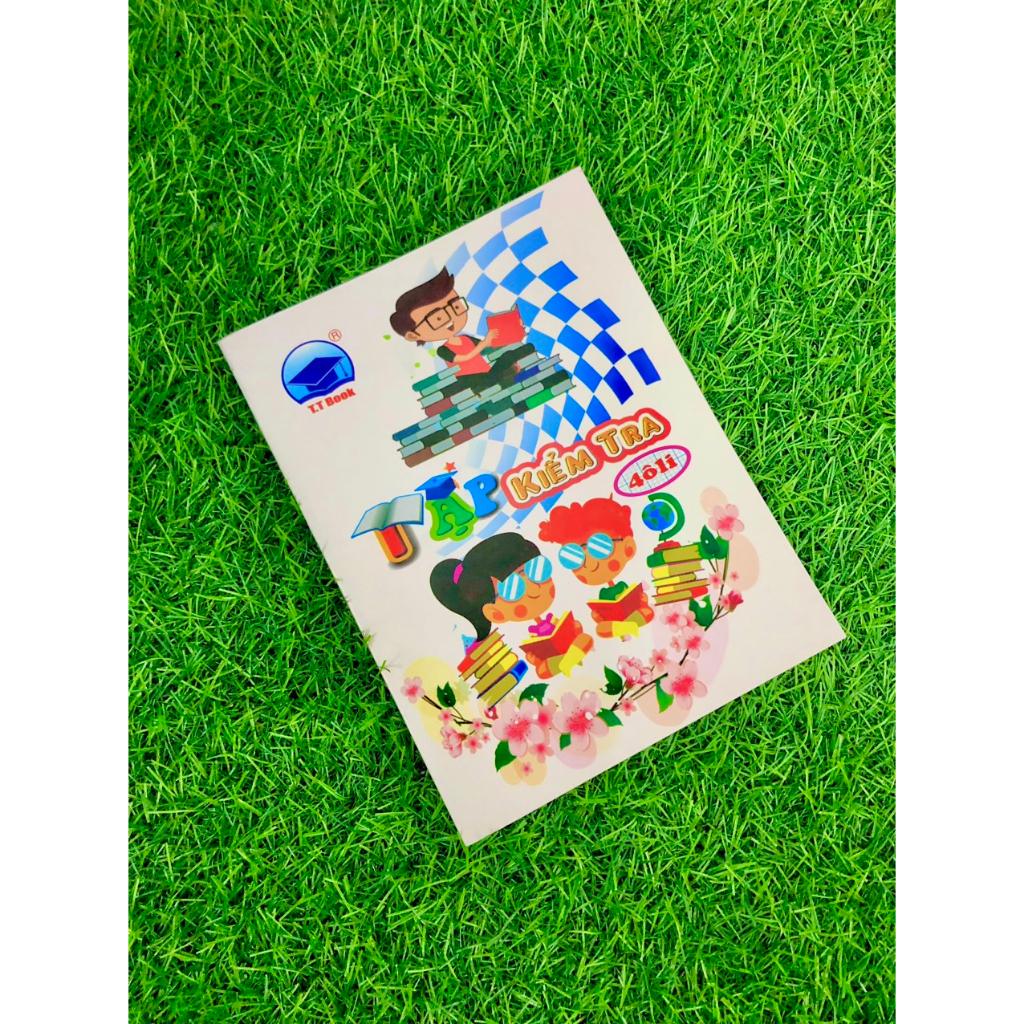 Tập kiểm tra 4 ôly Tân Tiến book Định lượng 90g/m2 , 4 ôly- Mẫu ngẫu nhiên