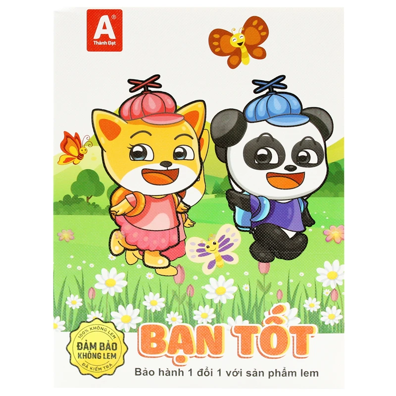 Tập vở học sinh bạn tốt Thành Đạt 96tr 100gsm 4 ôly - ngẫu nhiên