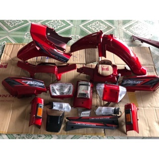 Full bộ dàn áo dream màu đỏ kendy, đày đủ pha đèn. cha