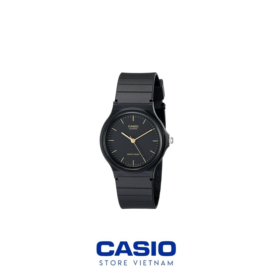 Đồng hồ Nam Casio MQ24-1E, đồng hồ chính hãng, mặt đen gạch