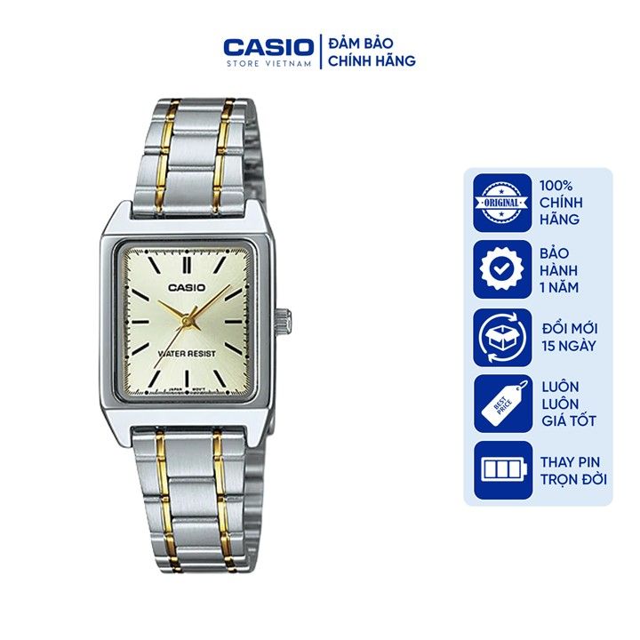 Đồng hồ Nữ Casio LTP-V007SG-9E, đồng hồ chính hãng