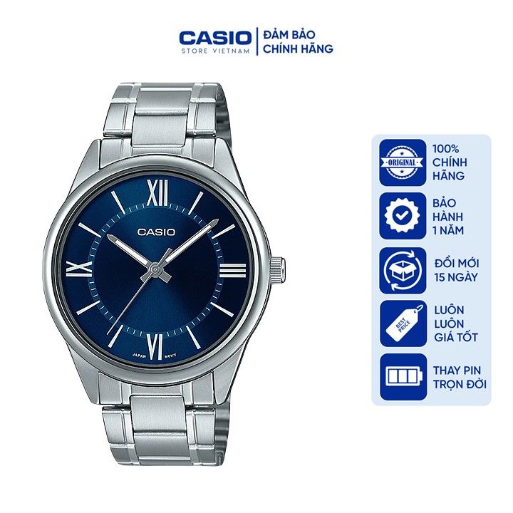 Đồng hồ Nam Casio MTP-V005D-2B5