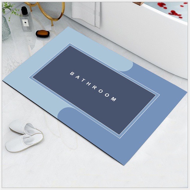 Thảm Silicon Chữ Nhật Xanh