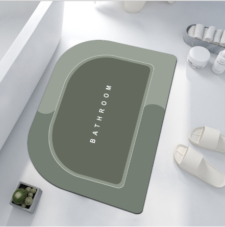 Thảm Silicon Bán Nguyệt Xanh Lá