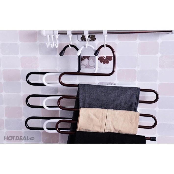 Móc quần 5 tầng đen