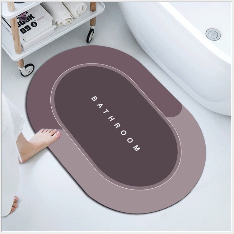 Thảm Silicon Ovan Nâu
